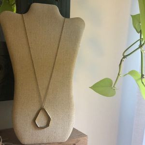 Ariel pedant necklace. Made in India. Comes in handmade fabric bag from Rwanda